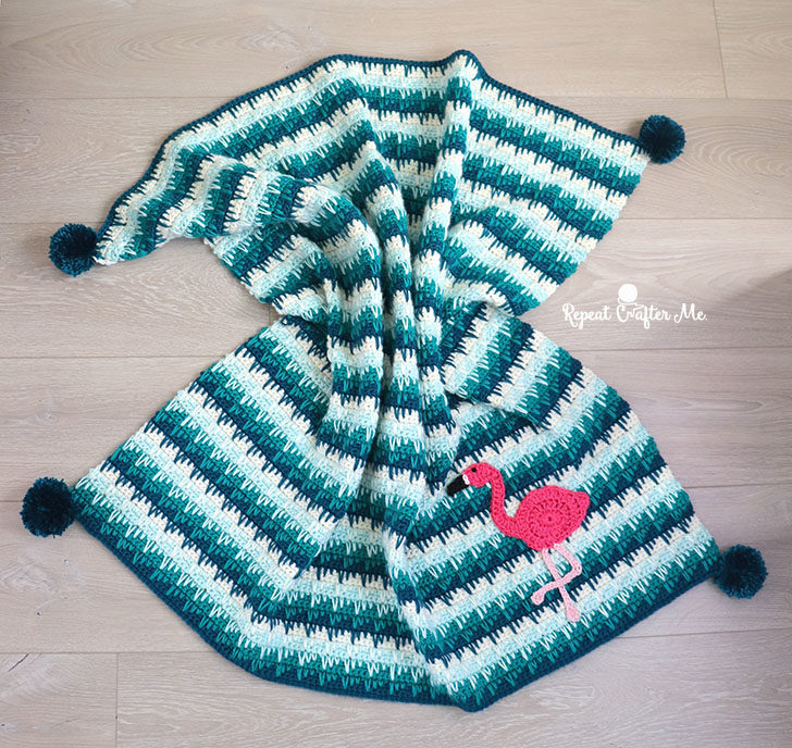 Crochet Spike Stitch Blanket 
