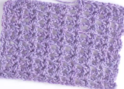 Basic V stitch crochet tutorial