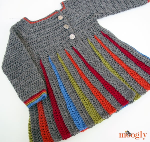 Tutorial in crochet Moleton girl dress
