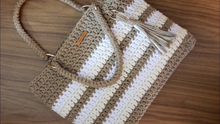Crochet Bag Tutorial with String