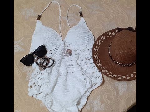 Swimsuit tutorial in beach crochet