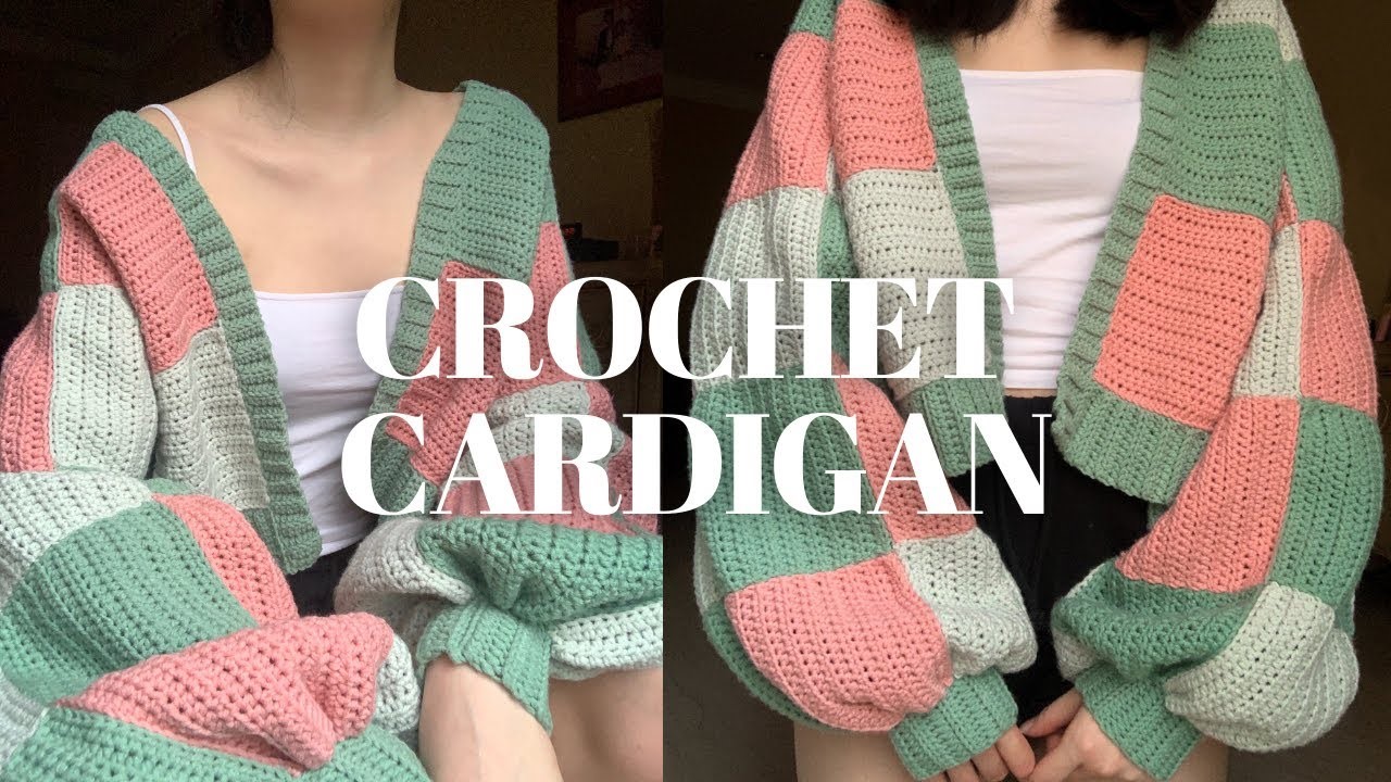 Crochet Tutorial on Patchwork Cardigan 