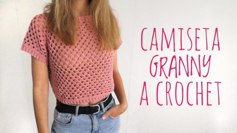 Tutorial on Crochet Granny T-shirt