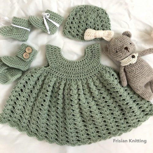 Crochet Baby Dress Madeline 2021