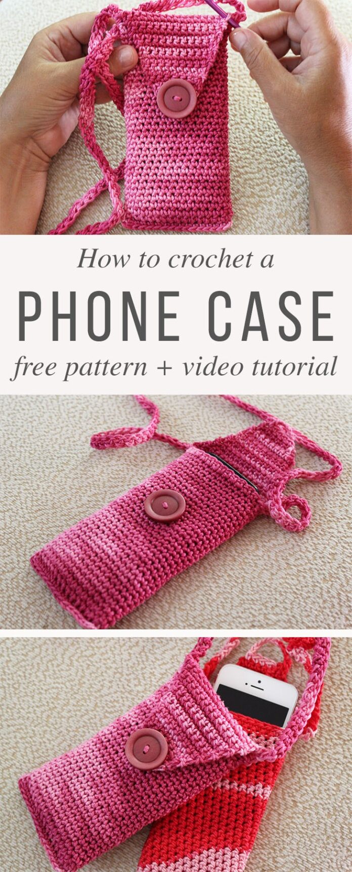 Phone crochet cover - Mommy Crochet