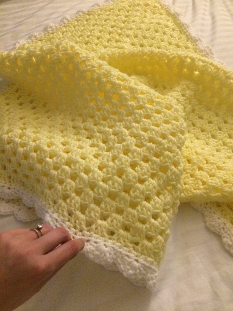 Blanket Crochet Easy One Row Repeat