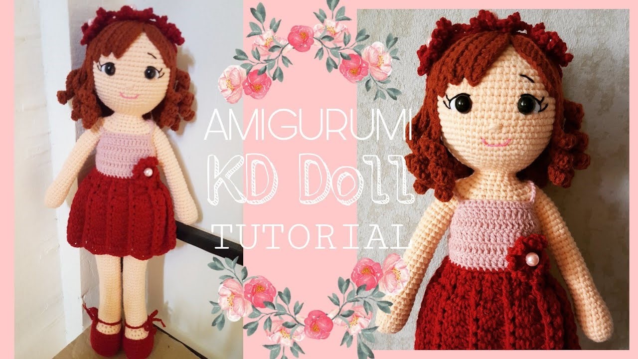 Tutorial on crochet Doll Amigurumi KD Doll