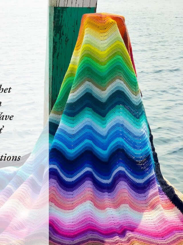 Wacky Wave Blanket Crochet