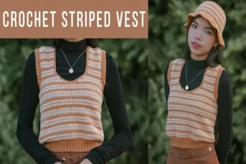 Crochet Striped Vest