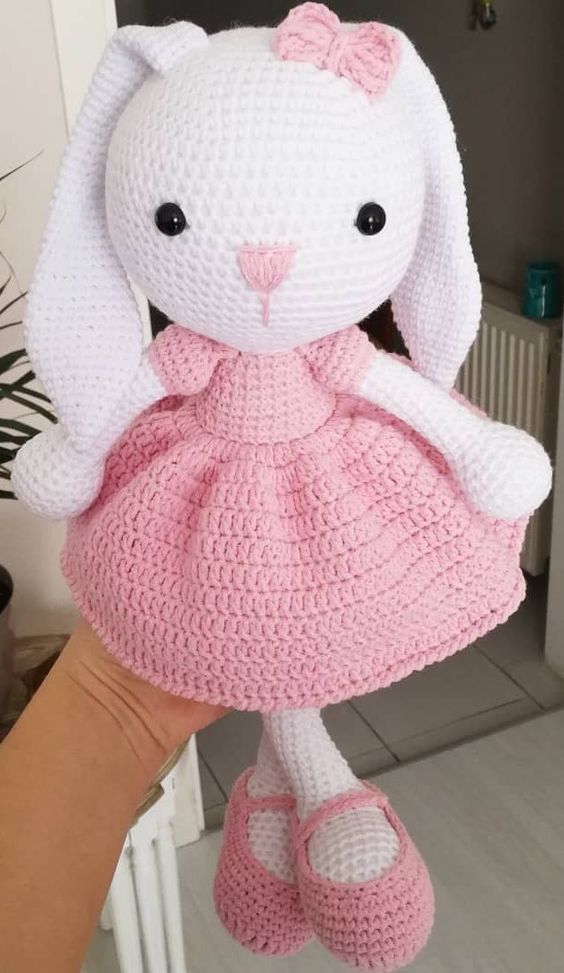 Crochet rabbit step by step