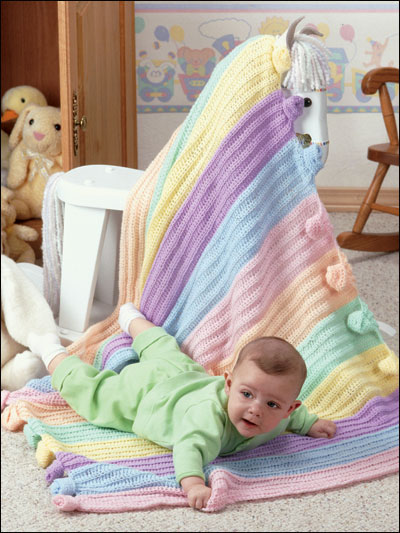 Rainbow Baby Afghan
