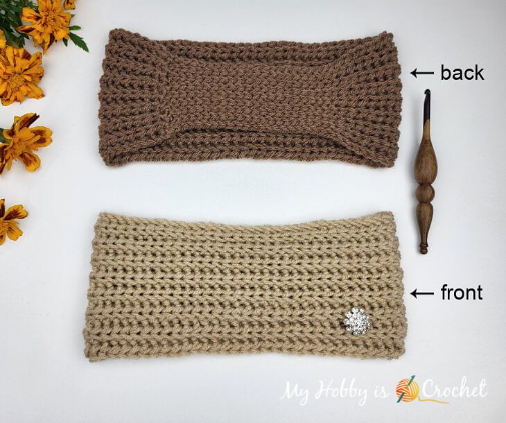 Shaped Rib Headband Pattern