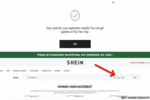 free trial Shein 1