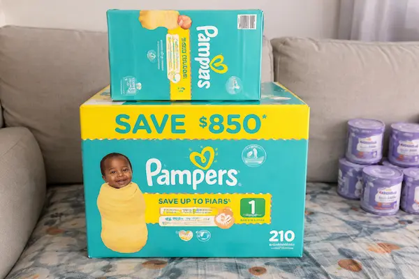 Pampers sample pack